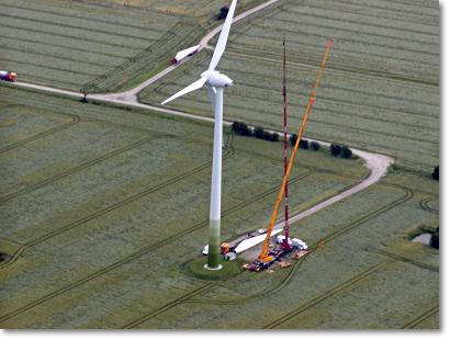 Foto: Windkraftanlage in Bojendorf
